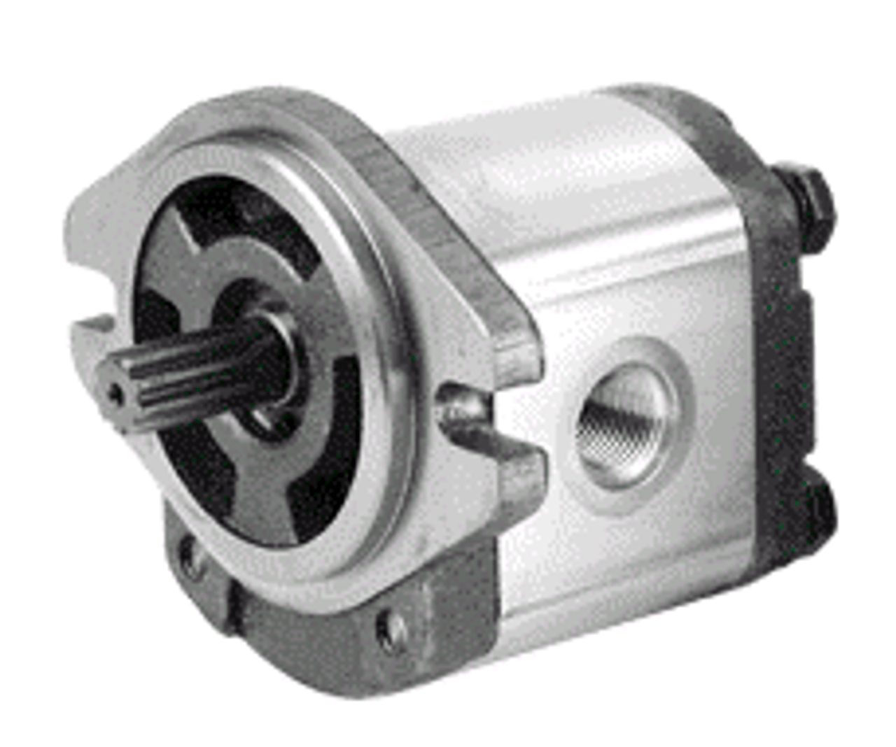 Honor Pumps 2MM2U28 Hydraulic gear motor 1.71 cubic inch displacement 9T splined Bi-directiona  Honor Pumps USA