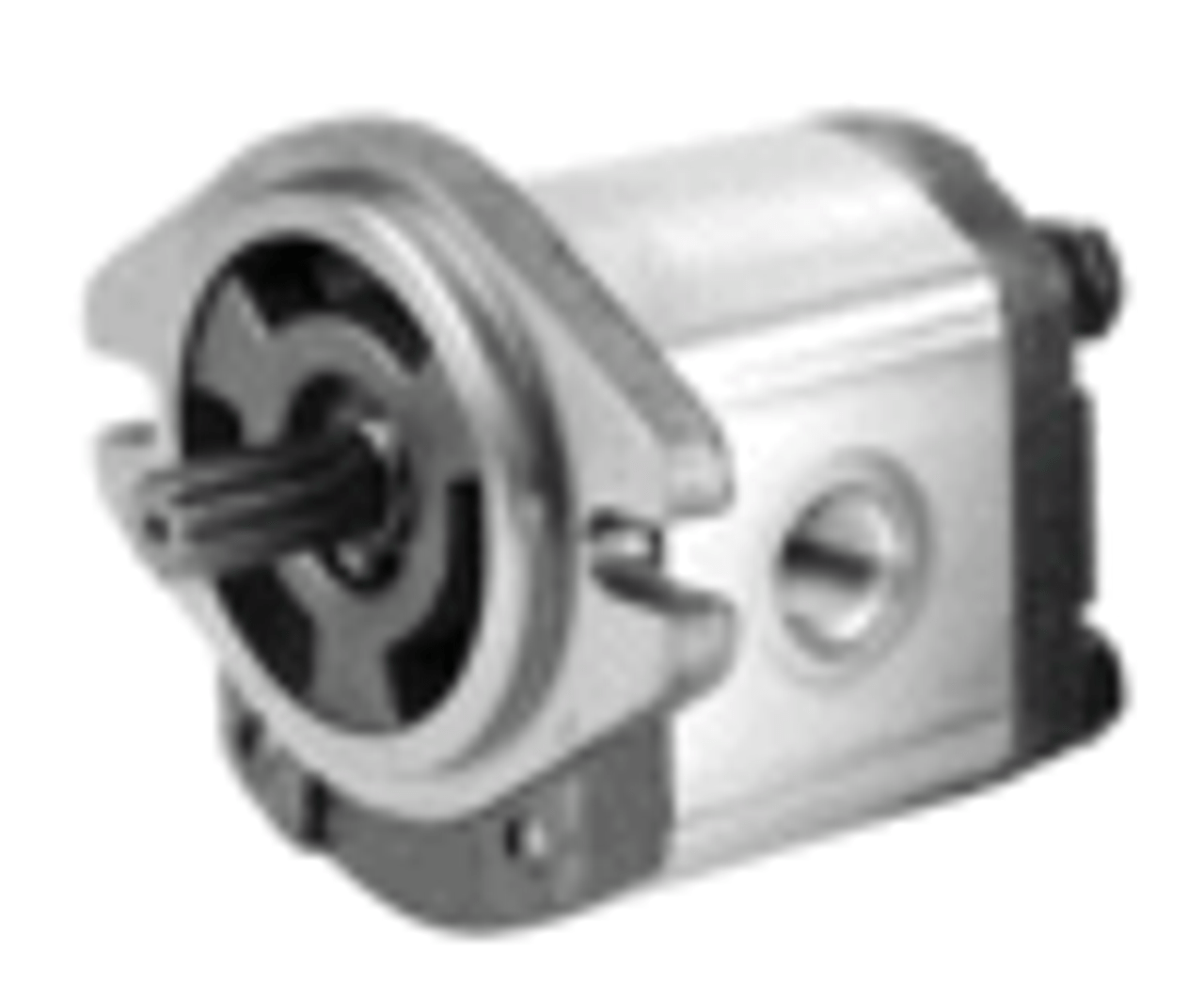 Honor Pumps 2MM2U07 Hydraulic gear motor .43 cubic inch displacement 9T splined shaft Bi-directional