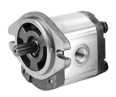 Honor Pumps 2GG7U16R Hydraulic gear pump .98 cubic inch displacement 9T spline shaft