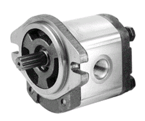 Honor Pumps 2MM2U11 Hydraulic gear motor .69 cubic inch displacement 9T splined shaft Bi-directectional  Honor Pumps USA