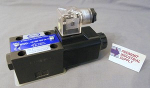 (Qty of 1) Power Valve USA HD-2B2L-G02-DL-B-AC110V D03 hydraulic solenoid valve 4 way 2 position single coil  120/60 AC  Power Valve USA
