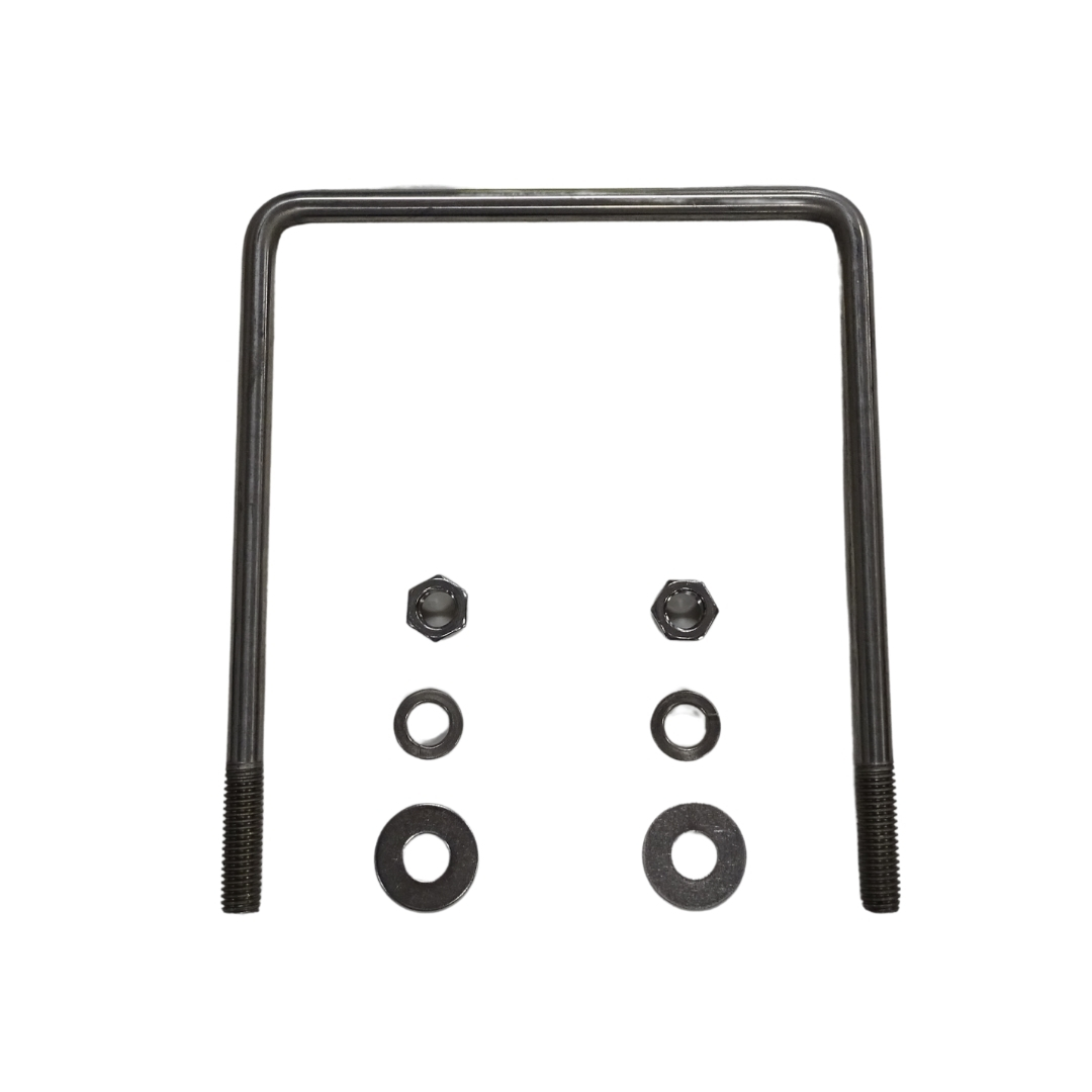 SQ U-Bolt 1/2" X 7" X 8.5" w/Hex Nuts and Washers