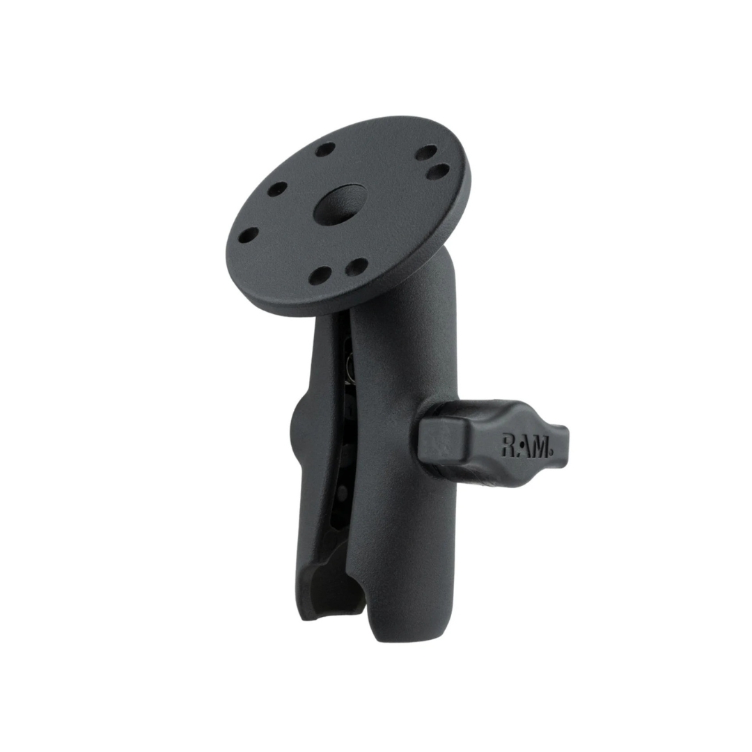 RAM Double Socket Arm with Round Plate