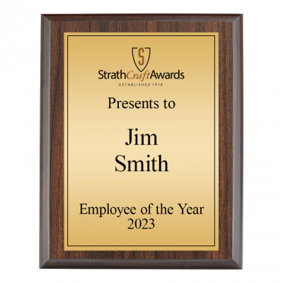 Simulated Cherry with Sublimated Full Plaque