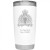RCMP 20 oz. White Yeti Rambler Tumbler