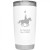 RCMP 20 oz. White Yeti Rambler Tumbler
