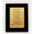 8x10 Ebony Piano Finish with Sublimated Full Plate
