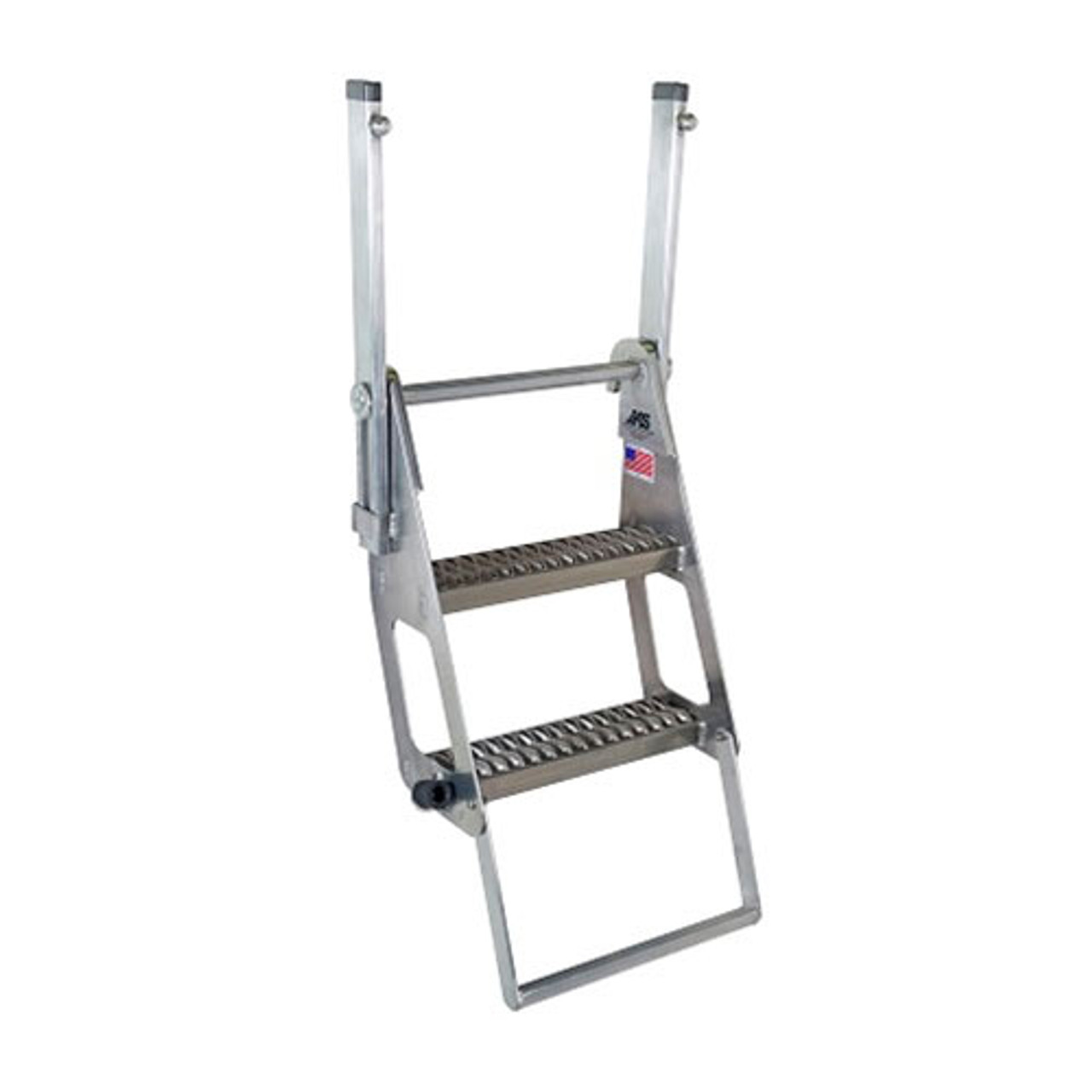 Drop Deck Trucker Rub Rail Ladder - Unique Truck Ladders