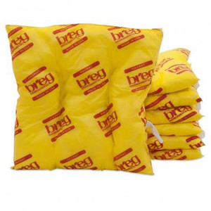 Breg HazMat Absorbent Pillows 17" x 17" (16 per Case) Breg HazMat Absorbent Pillows 17" x 17" (16 per Case)