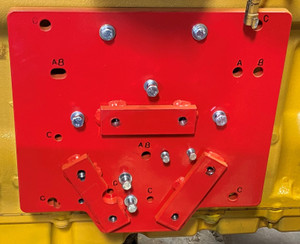 Kiene: Engine Mounting Adapter for Caterpillar - 973 Kiene: Engine Mounting Adapter for Caterpillar - 973