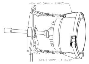 AWD 15.5" Brake Drum Puller AWD 15.5" Brake Drum Puller