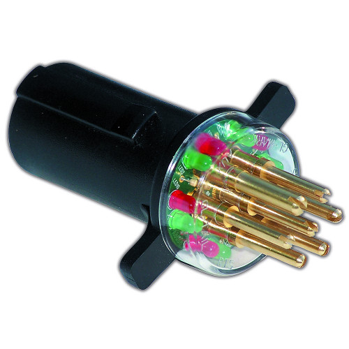 7-Way Round Pin Tractor Trailer Circuit Chaser