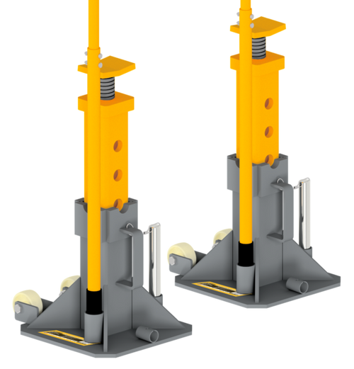 Gaither 12 Ton Heavy Duty Jack Stand w/ Wheels (Pair)