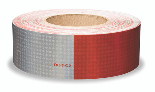 BettsHD Red/White DOT Conspicuity Tape Roll