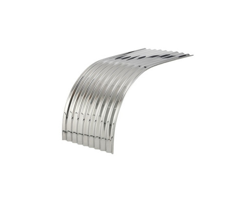 BettsHD Stainless Steel Corrugated Half Tandem Axle Fender