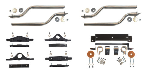 BettsHD Stainless Tube Half Fender Bracket Kit