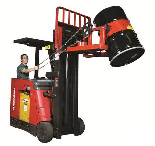 Wesco Fork Truck Drum Lifter and Tilter