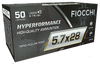 Fiocchi Hyperformance 5.7x28mm 40gr Tipped Hollow Point