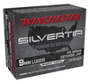 Winchester Silvertip 9mm Luger 115 Grain Jacketed Hollow Point