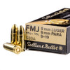 Sellier &amp; Bellot 9mm Luger 115 Grain Full Metal Jacket