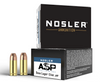 Nosler ASP 9mm 124 Grain Jacketed Hollow Point (JHP) Ammo