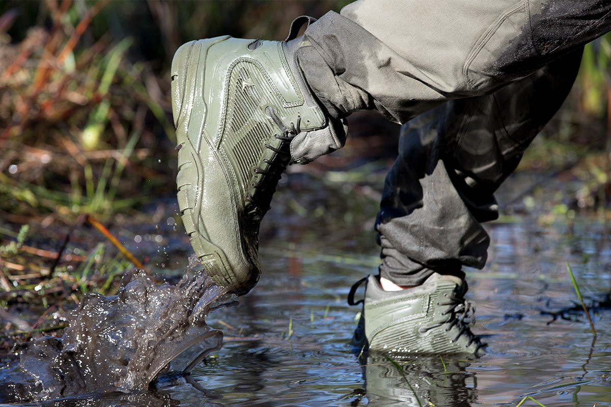 LALO Green High-Top Tactical Boots 7.5 Intruder 5\