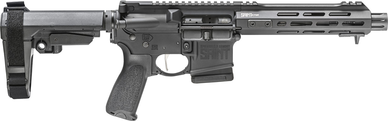 Saint® Victor 5.56 Ar-15 Pistol, Low Capacity (STV975556BLC-SBA3)