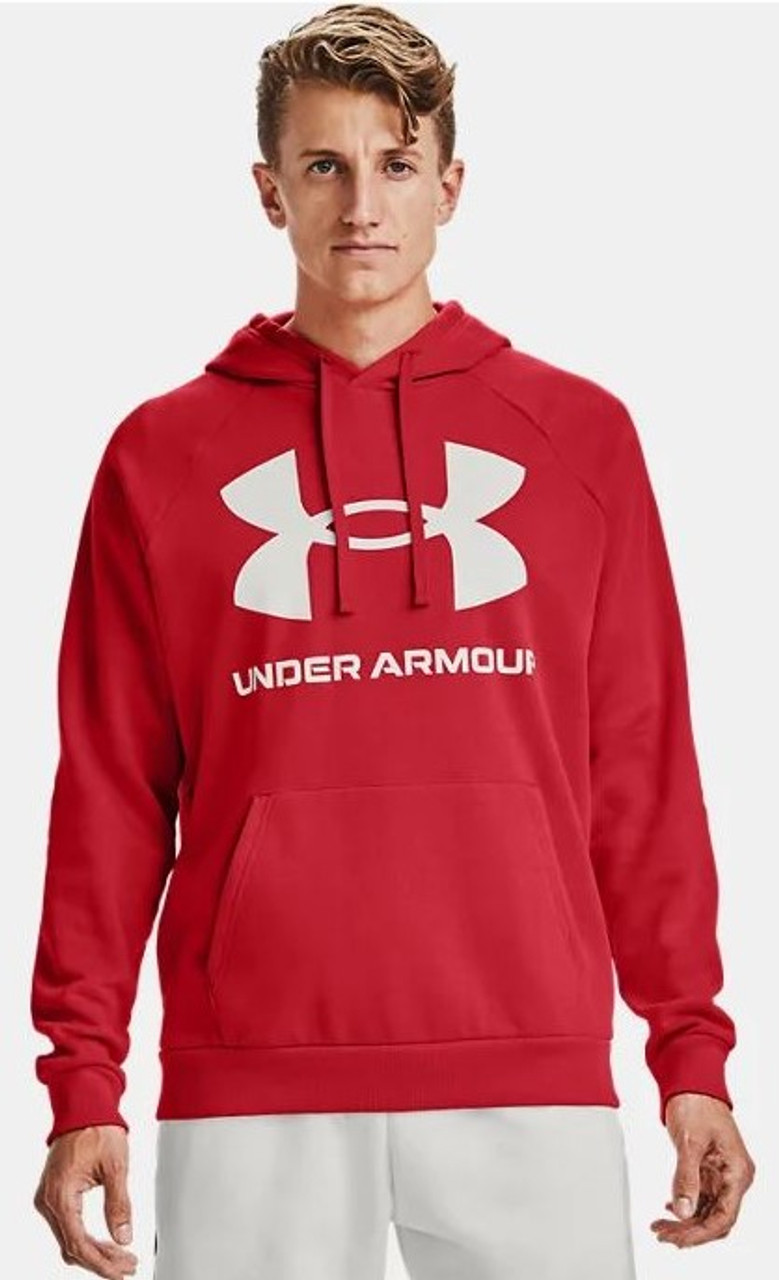 Under Armour Men's UA Rival Fleece Big Logo Hoodie Hoody Sweatshirt  1357093-330
