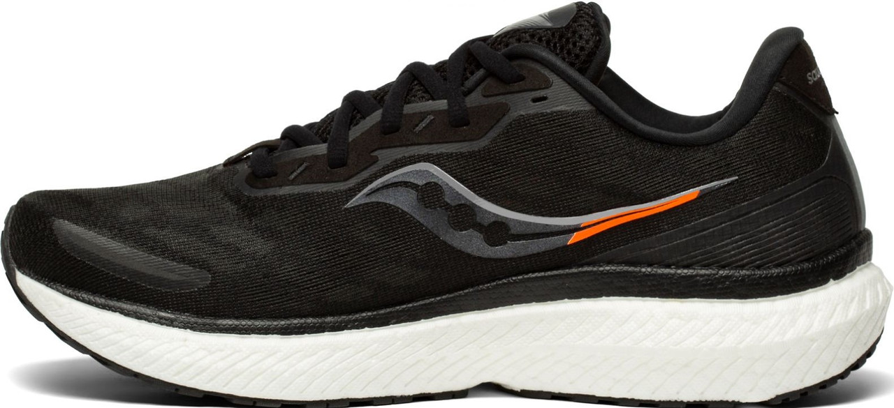 Saucony Truimph 19 Black White Running Shoes Sneakers S20678-10 Mens Size 10 Saucony Triumph 19 S20678-10 Sport Shoes Running Black  main image 3