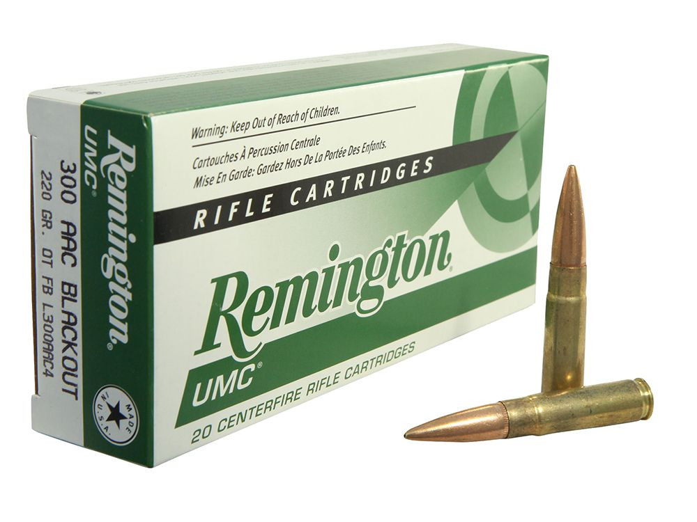 REMINGTON UMC 300 AAC BLACKOUT 220GR OTFB AMMUNITION - L300AAC4 - Bereli Inc.