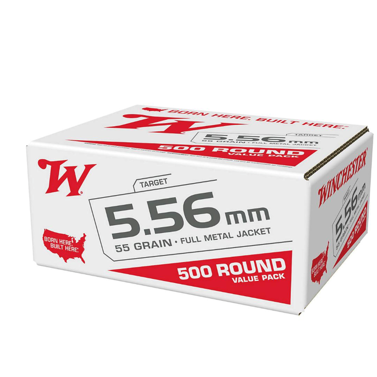 WINCHESTER USA 5.56 55 GRAIN FMJ Value Pack- WM193500 - 1000 Rounds