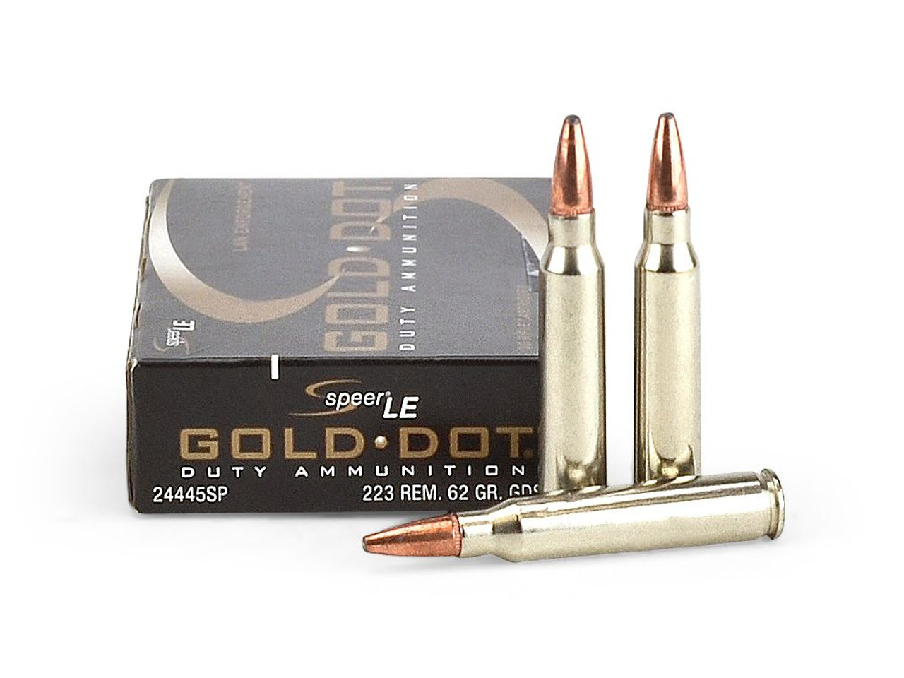 Speer Le Gold Dot 223 64 Gr Gdsp Speer Gold Dot LE Duty 223 Remington 62 GR Soft Point - Bereli Inc.