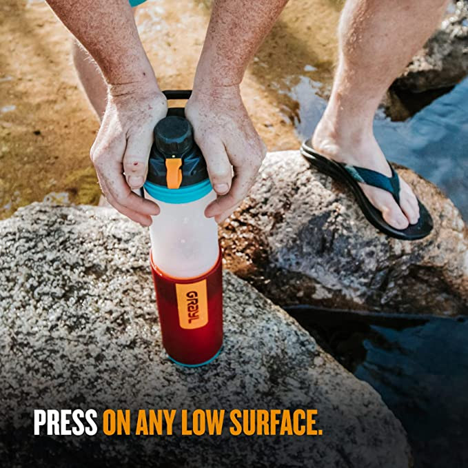 Grayl Geopress Botella Purificadora De Agua De 24 Oz Filtro Grayl Geopress Botella Purificadora De Agua De 24 Oz Filtro