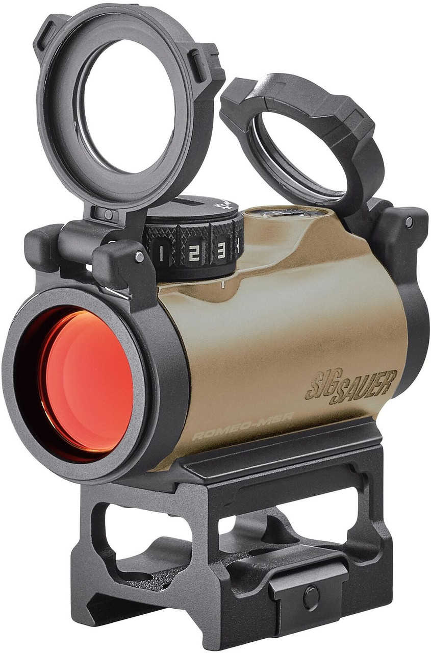 Sig Sauer ROMEO-MSR 1x20mm 2 MOA Red Dot Sight - FDE - Bereli Inc.