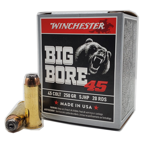 Winchester 45 Colt Big Bore 250 Grain SJHP - 20 Rounds