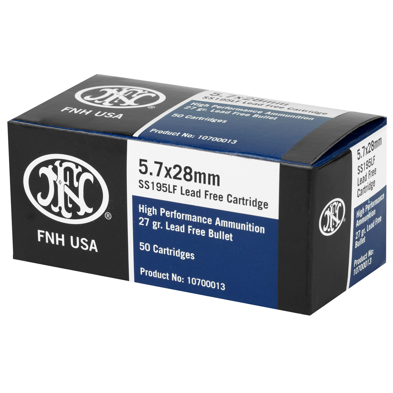 FN 10700012: Lead-Free, High-Performance 5.7x28mm Ammo (27gr HP