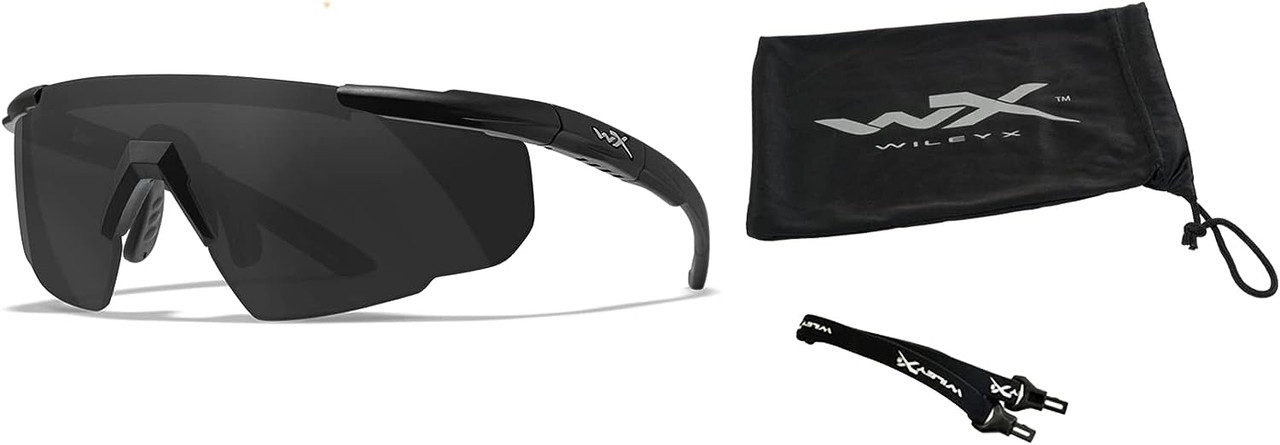 Wiley X Saber Advanced Interchange Men's Matte Black Shield