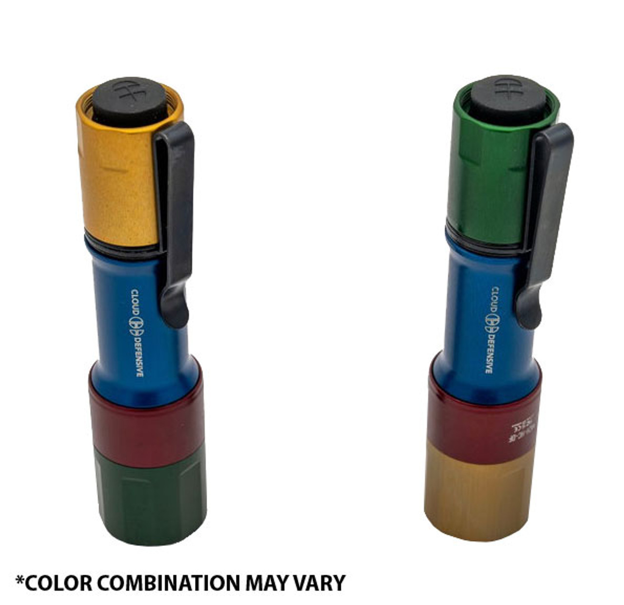 Defiant 2-Pack HD Aluminum LED Flashlights – 1100 & 650 Lumens (Batteries Included)