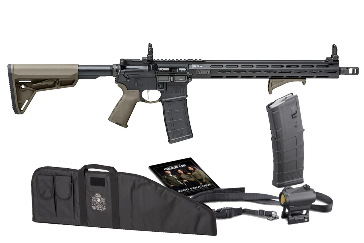 Springfield Saint Victor 5.56mm AR-15 Gear Up Rifle Package with