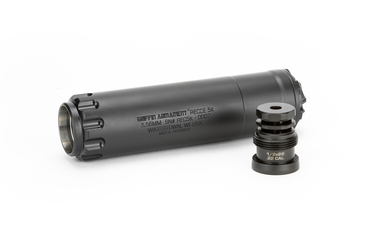 Griffin Armament Recce 5K Taper Mount Suppressor – 5.56mm