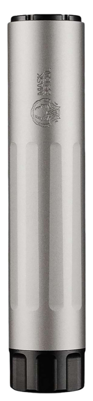 Dead Air Mask 22LR Suppressor, 1/2x28, Titanium & Stainless Steel