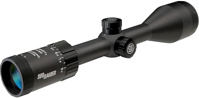 Sig Sauer Fogproof Hunting Whiskey3 4-12X50mm Quadplex Scope, Black