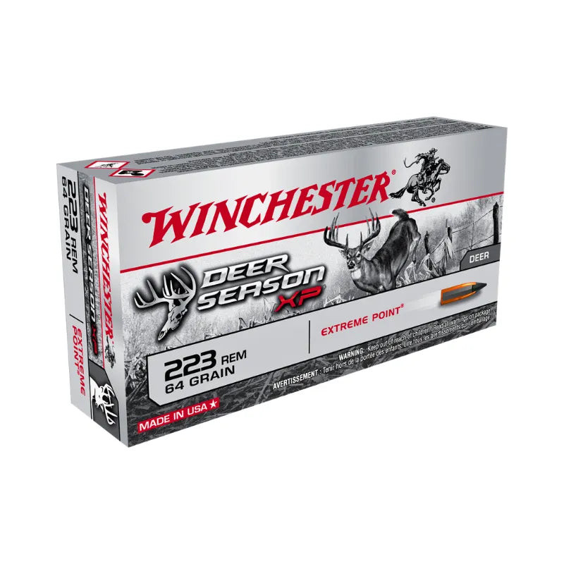Winchester Deer Season XP 223 Remington 64 Grain Extreme Point - 200 Rounds
