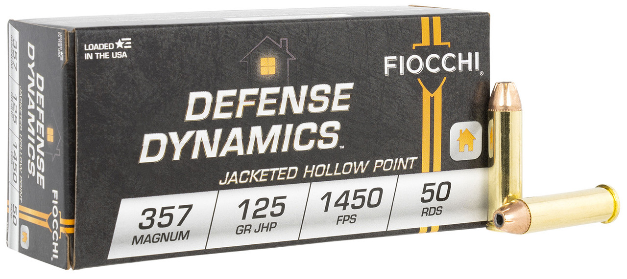 Fiocchi Defense Dynamics 357 Mag 125 Grain Jacketed Hollow Point