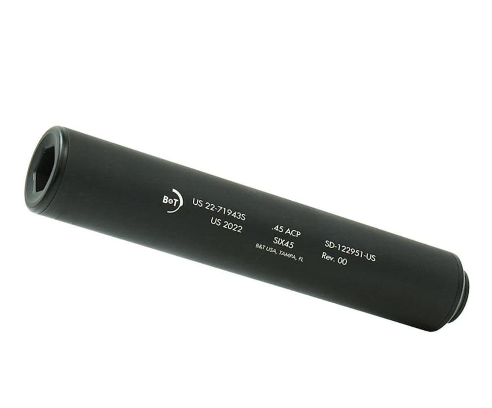 B&T Station Six 45 ACP Training Suppressor, Black