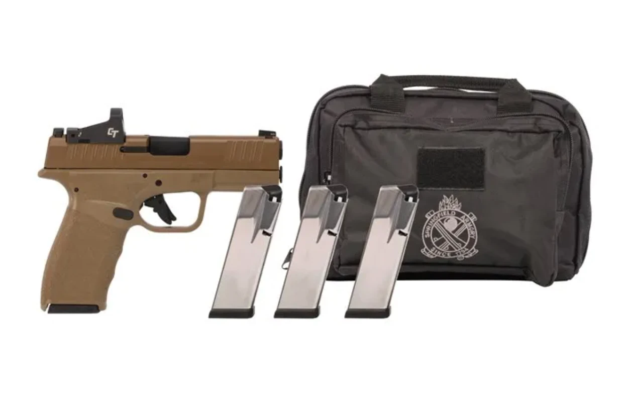Springfield Hellcat Pro 9mm 15rd Pistol, 3.7" Barrel, Crimson Trace Red ...