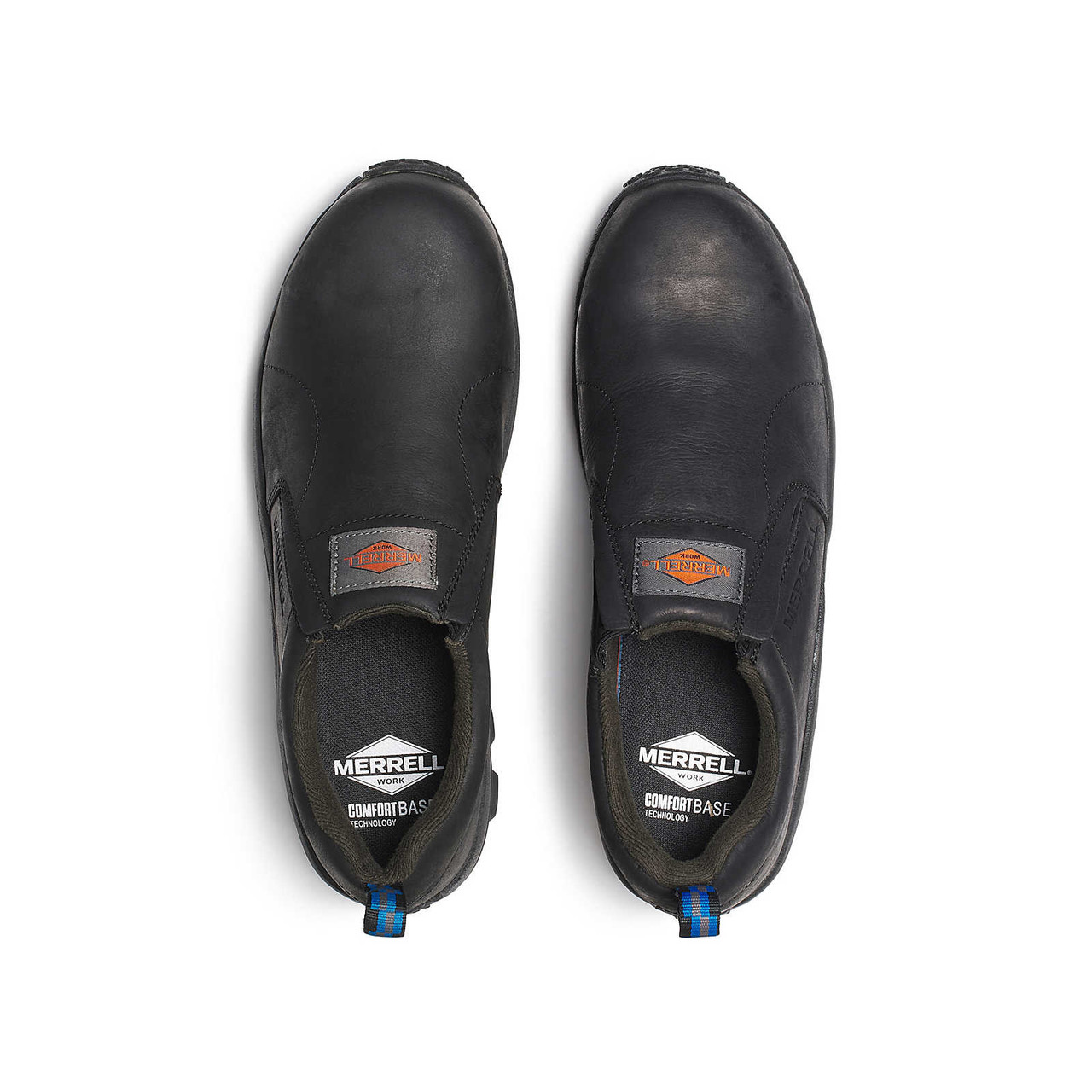 Merrell Men's Jungle Moc Leather Composite Toe Work Shoe, Black