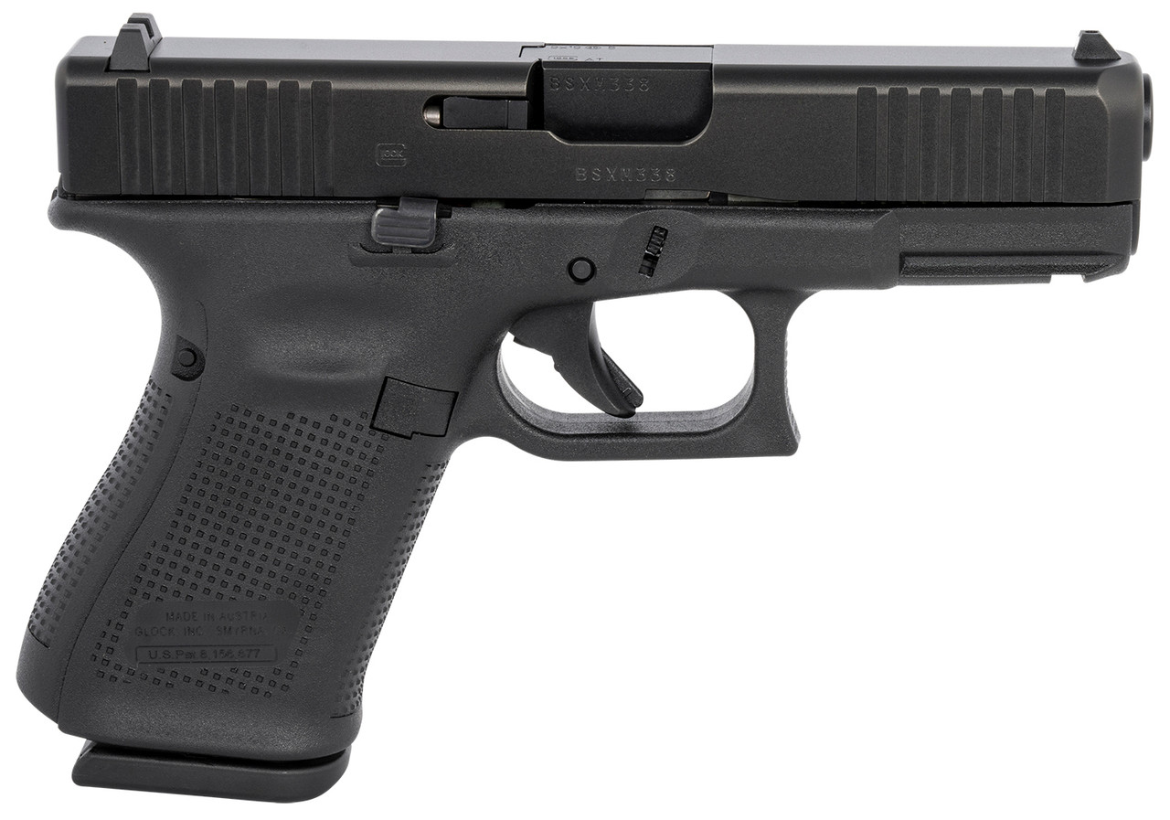 Glock 19 Gen5 USA 9mm 15rd Pistol, 4.02