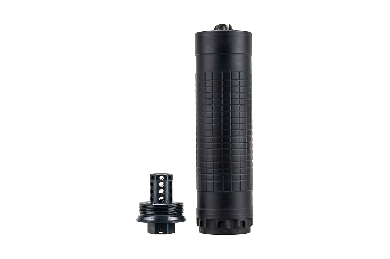 IWI Silencer 7.62mm w/Direct Thread 5/8-24 HUB-T Mount, Black