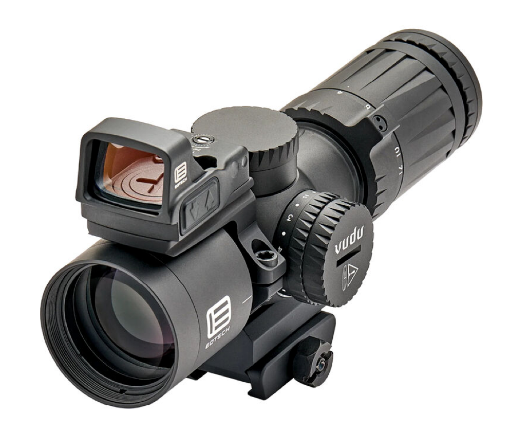 EOTech Vudu 4-12×36 FFP Riflescope Kit W/ EFLX Red Dot